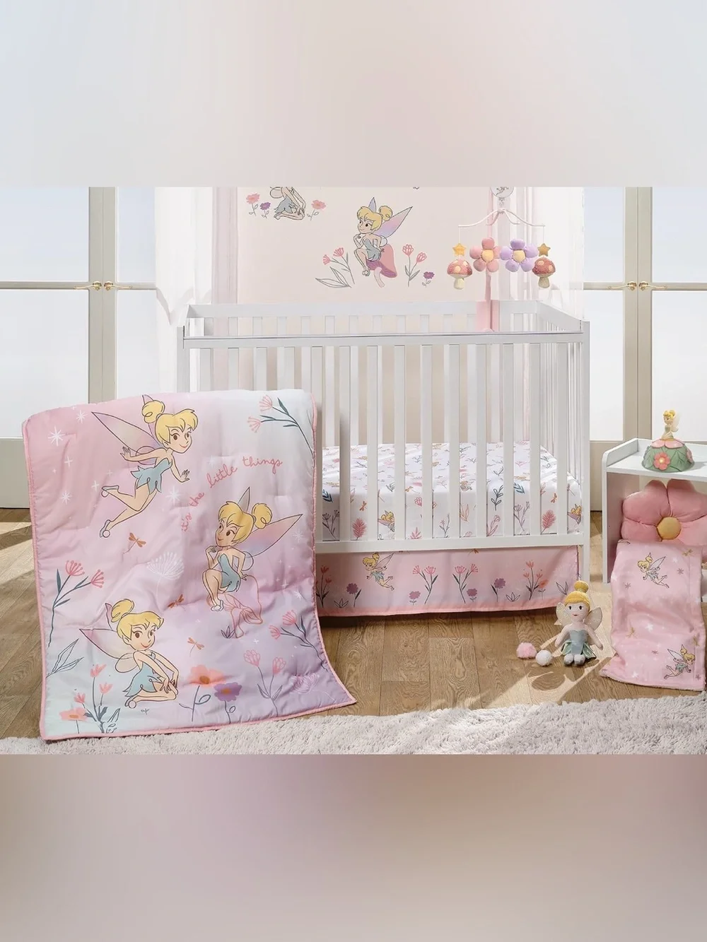 Baby Pink Fairy Nursery Bedding Set - Brand: